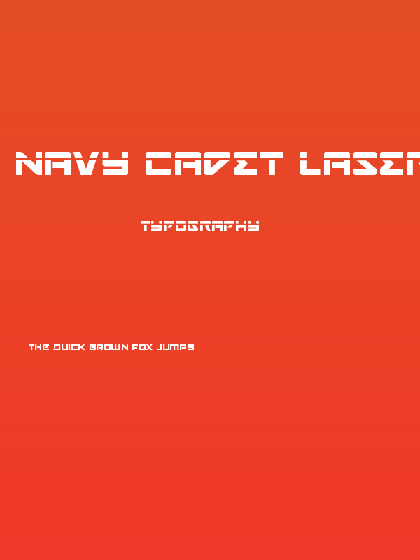 Navy Cadet Laser Poster