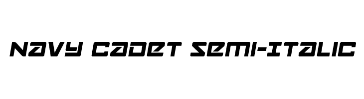 Navy Cadet Semi-Italic  免费字体下载