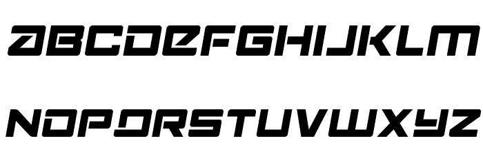 Navy Cadet Semi-Italic Font LOWERCASE