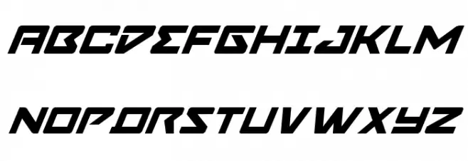 Navy Cadet Super-Italic 字体 大写