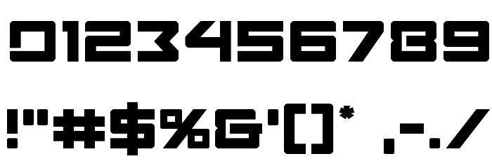 Navy Cadet Font OTHER CHARS
