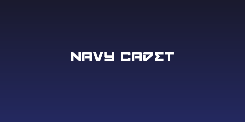 Navy Cadet Social Header