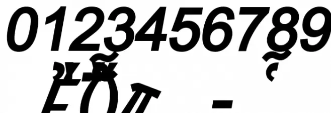 Naxos-BoldItalic Font OTHER CHARS