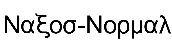 Naxos-Normal  font caratteri gratis