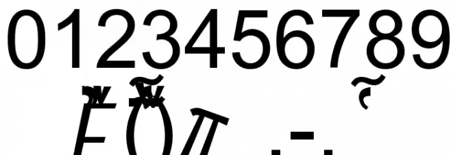 Naxos-Normal Font OTHER CHARS