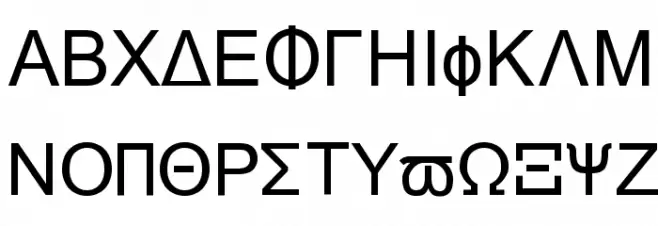 Naxos-Normal 字体 大写