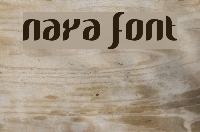 Naya Font examples