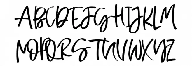 Naycila Font UPPERCASE