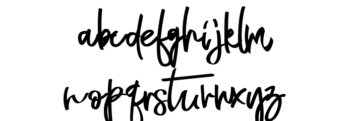 Naycila Font LOWERCASE