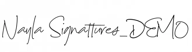 Nayla Signattures_DEMO  Frei Schriftart Herunterladen