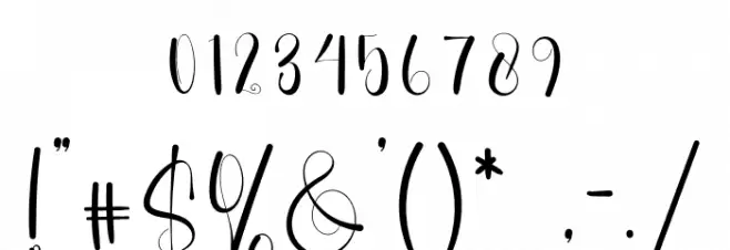 Nayla Font OTHER CHARS