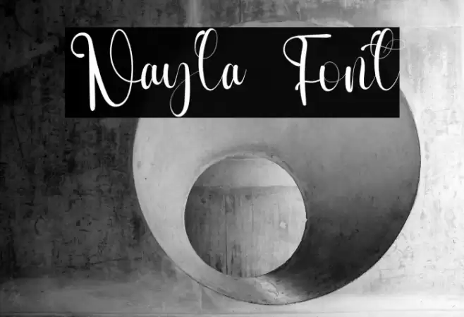 Nayla Font examples