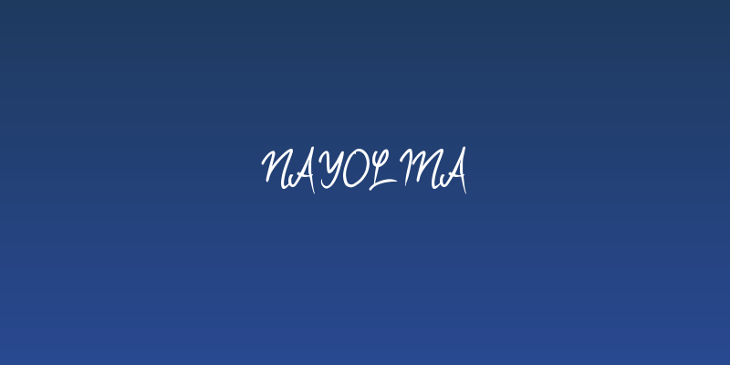 Nayolina Social Header
