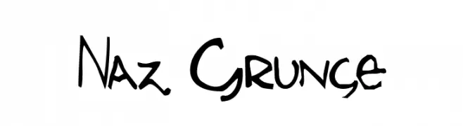 Naz Grunge  Frei Schriftart Herunterladen