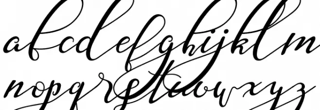 Nazeefa Script Fonte MINÚSCULAS