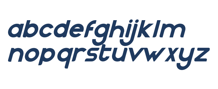 Nazegul Italic Lowercase