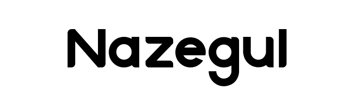 Nazegul  Скачать бесплатные шрифты