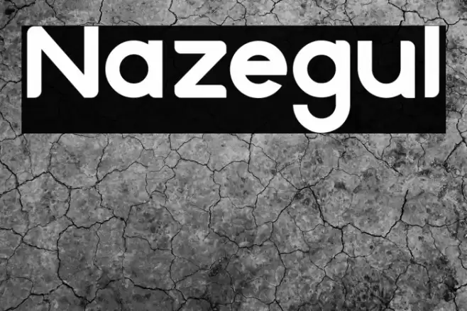 Nazegul Font examples