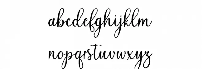 NazeliaFreePersonalUse-Reg 字体 小写