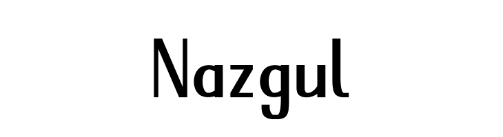 Nazgul  font caratteri gratis