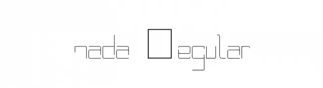 nada Regular  Frei Schriftart Herunterladen