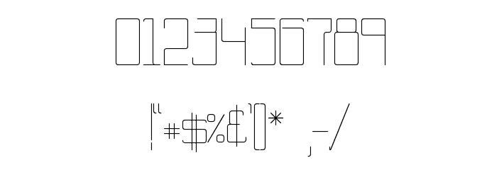 nada Regular Font OTHER CHARS