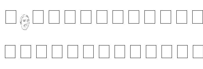 nada Regular Font UPPERCASE