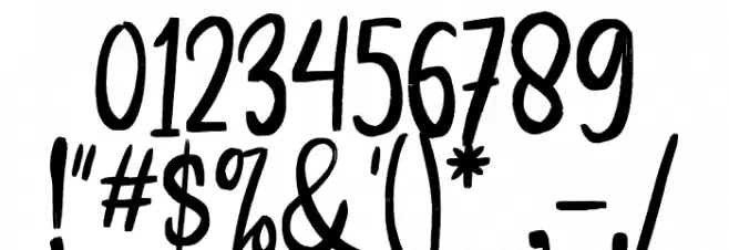 nahye Regular Font OTHER CHARS