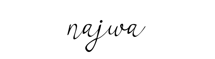 najwa फ़ॉन्ट