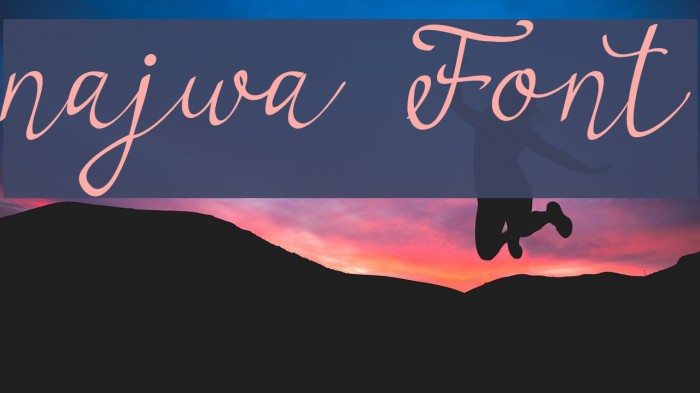 najwa Font examples