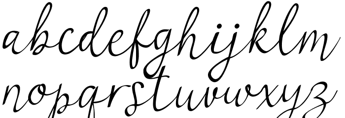 najwa Font LOWERCASE