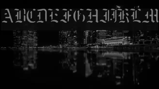 naked-monk Font examples