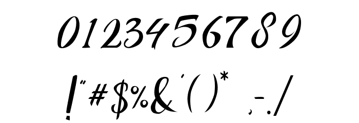 nalicha Font OTHER CHARS