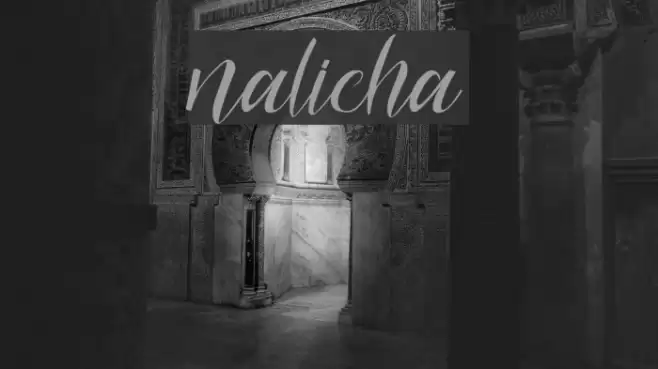 nalicha Font examples