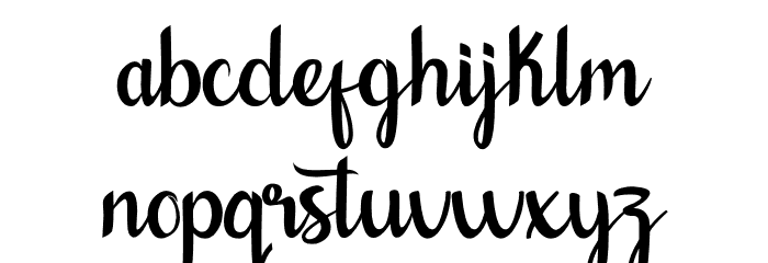 nalytha Font LOWERCASE