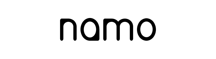 namo  Frei Schriftart Herunterladen