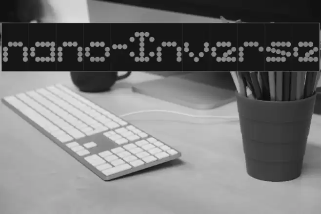 nano-Inverse Font examples