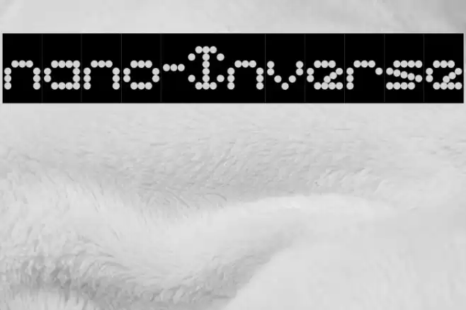 nano-Inverse Font examples
