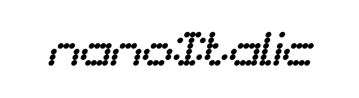 nano Italic  les polices de caractères gratuit tlcharger