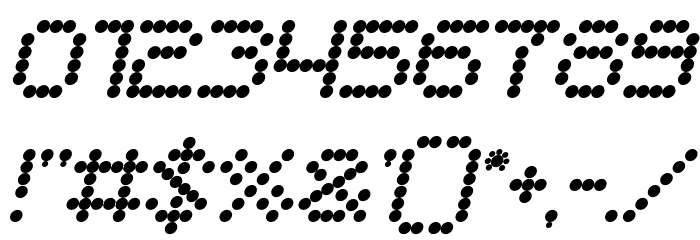 nano Italic Font OTHER CHARS