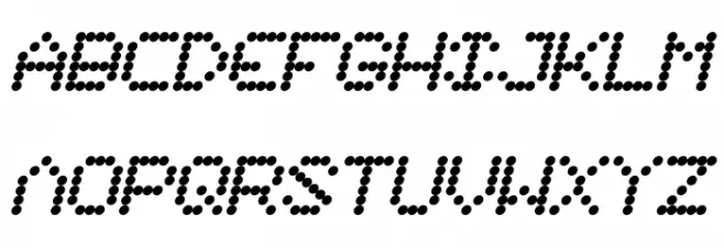 nano Italic Fonte MAIÚSCULAS