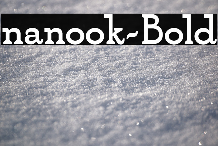 nanook-Bold Example 1