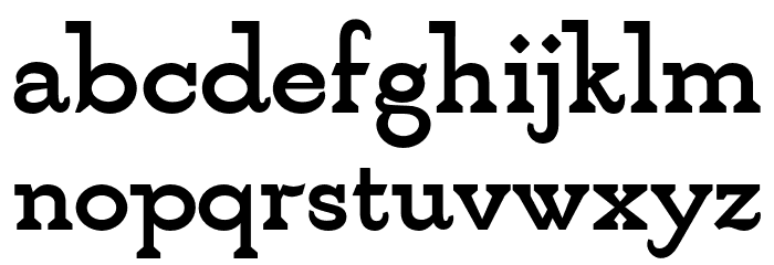 nanook-Bold Font LOWERCASE