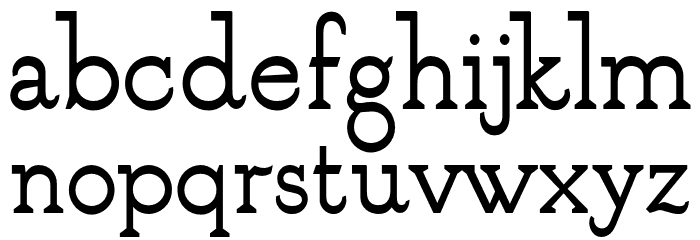 nanook Font LOWERCASE