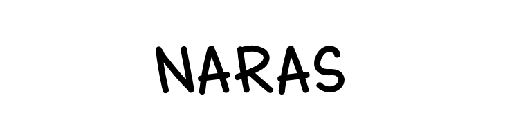 naras  フリーフォントのダウンロード
