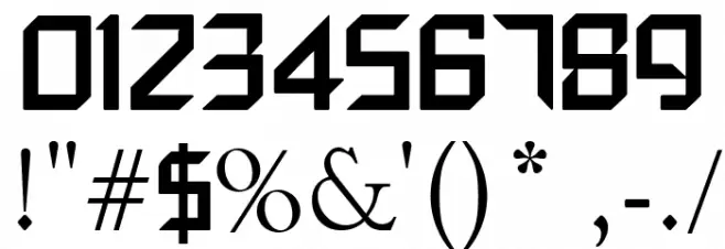 narita Font OTHER CHARS