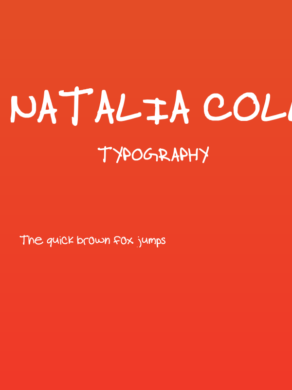natalia colleen Poster