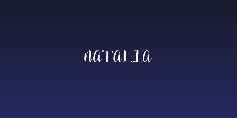natalia Social Header