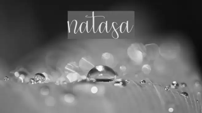 natasa Font examples