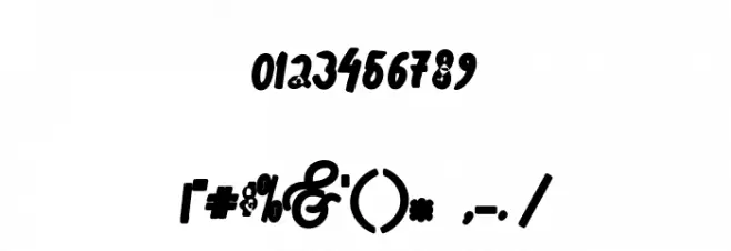 natasha-Bold Font OTHER CHARS